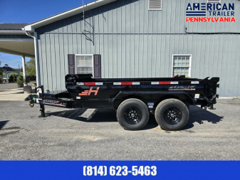 New Horizon Dump Trailer / 80 x12' / 14K GVWR / Ramps / Tarp Kit