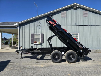 New Horizon Dump Trailer / 80"x12' / 14K GVWR / Ramps / Tarp Kit
