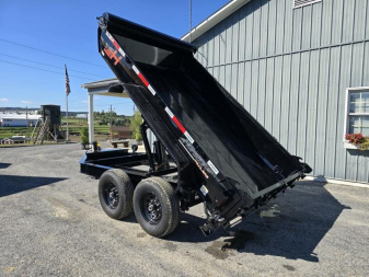 New Horizon Dump Trailer / 80"x12' / 14K GVWR / Ramps / Tarp Kit