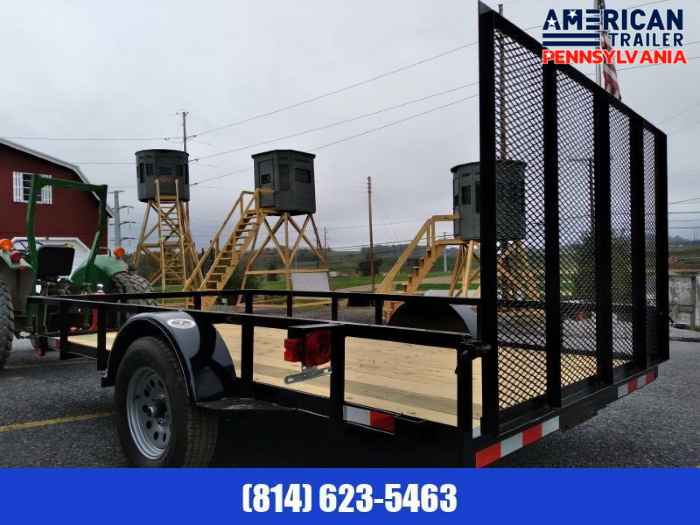 New Quality Trailers General Duty Landscape / 77"x 12’ - 2990 GVWR