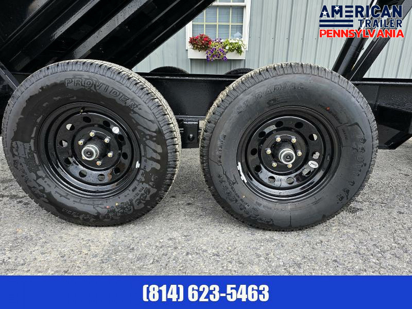 New Delco Dump Trailer / 72"x12' / 9.9K GVWR / Tarp / Ramps