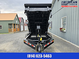 New Delco Dump Trailer / 72"x12' / 9.9K GVWR / Tarp / Ramps