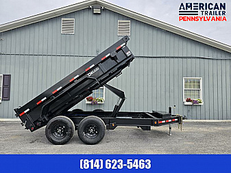 New Delco Dump Trailer / 72"x12' / 9.9K GVWR / Tarp / Ramps