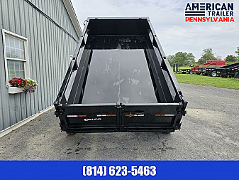 New Delco Dump Trailer / 72"x12' / 9.9K GVWR / Tarp / Ramps