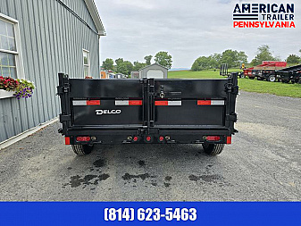 New Delco Dump Trailer / 72"x12' / 9.9K GVWR / Tarp / Ramps