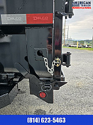 New Delco Dump Trailer / 72"x12' / 9.9K GVWR / Tarp / Ramps