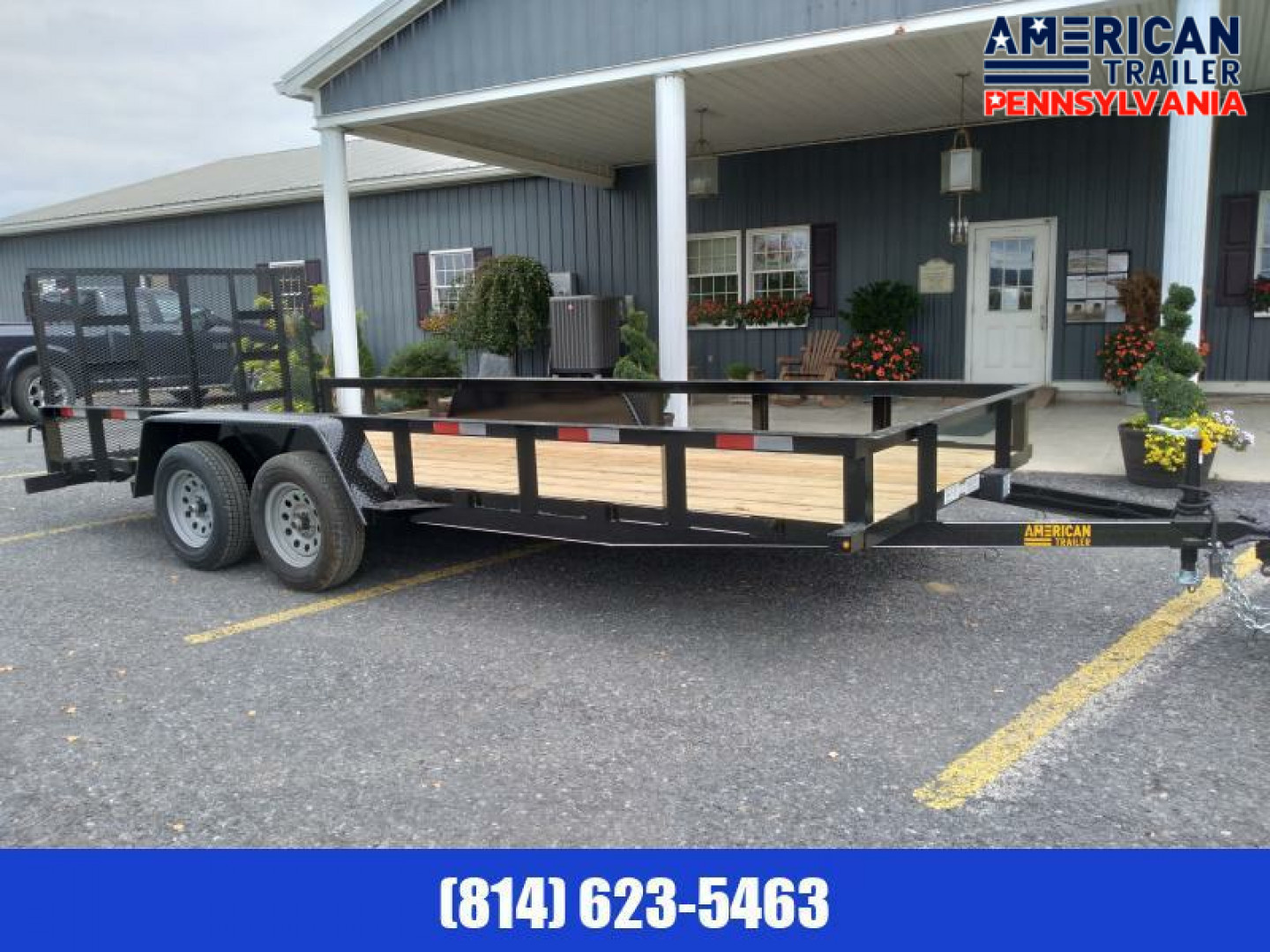New Quality Trailers General Duty Utility Trailer 82"x 16' - 7000 GVWR