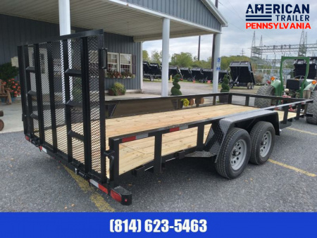 New Quality Trailers General Duty Utility Trailer 82"x 16' - 7000 GVWR