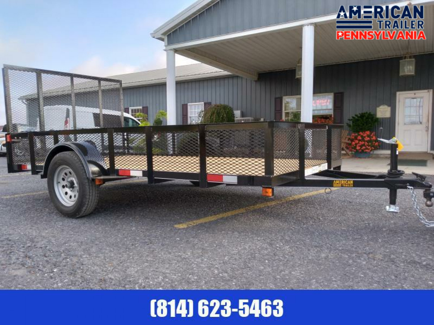 New Quality Trailers General Duty Landscape / 77"x 12’ - 2990 GVWR / Mesh Sides