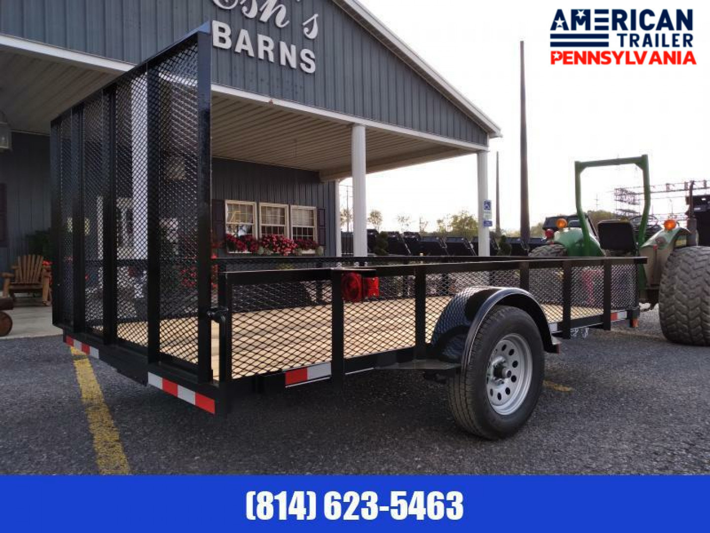 New Quality Trailers General Duty Landscape / 77"x 12’ - 2990 GVWR / Mesh Sides