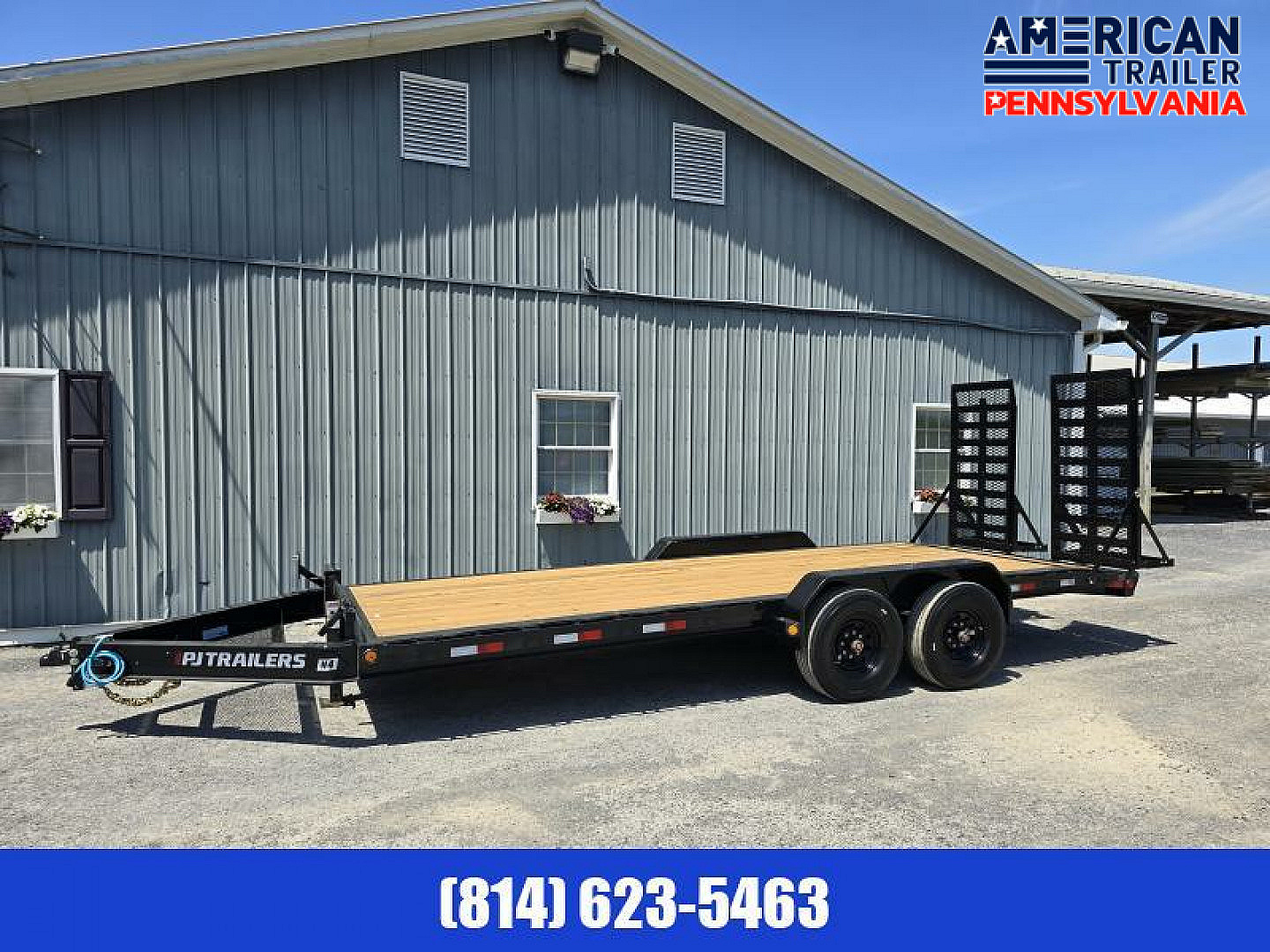 New PJ Pro-Beam Equipment Trailer / 16K GVWR / 83"x20'