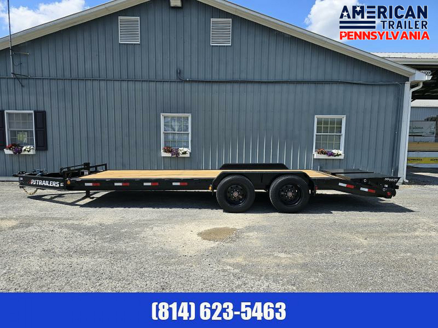 New PJ 10" Pro-Beam Equipment Trailer / 22.5K GVWR / 83"x 20'