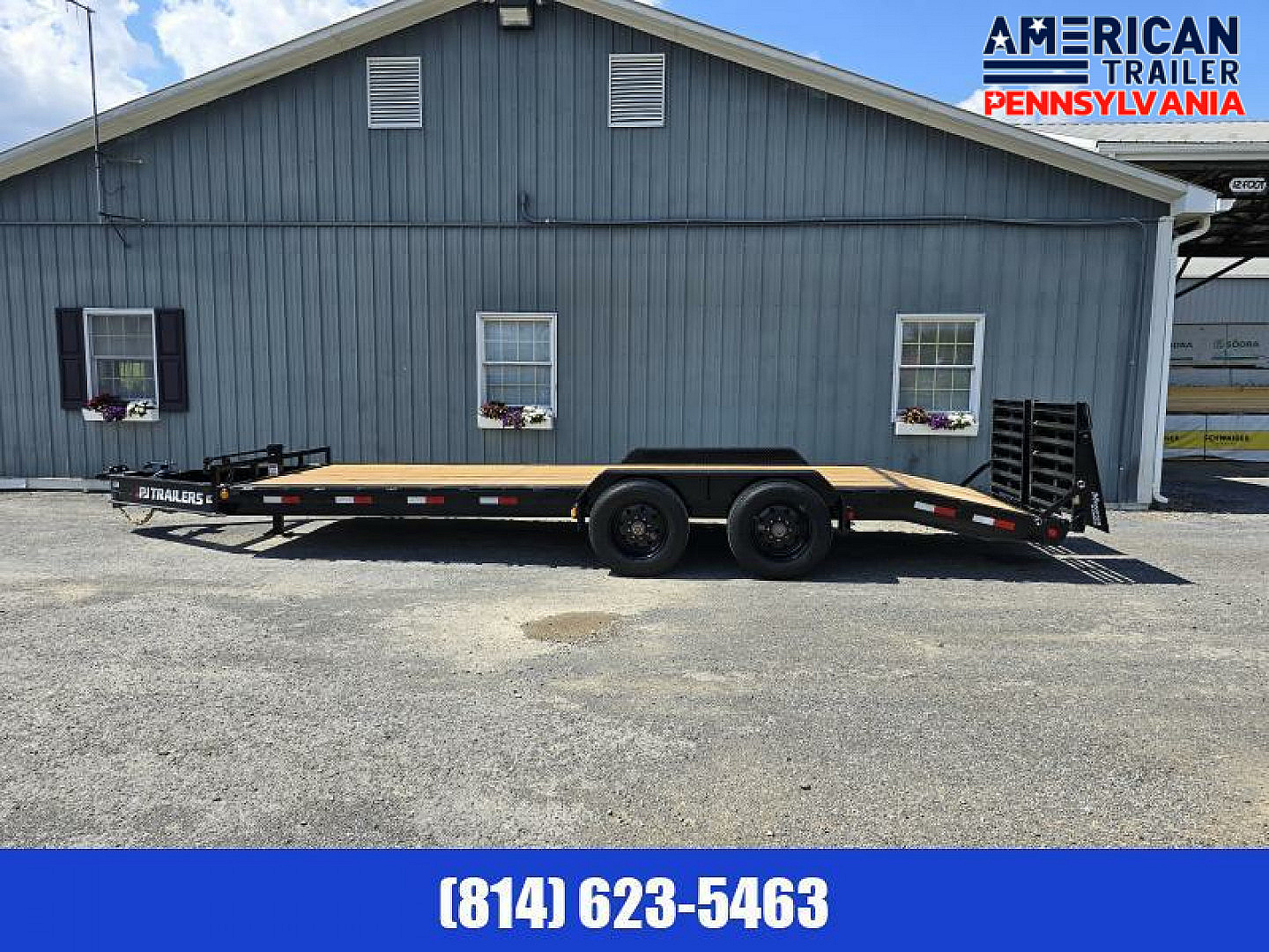 New PJ 10" Pro-Beam Equipment Trailer / 22.5K GVWR / 83"x 20'
