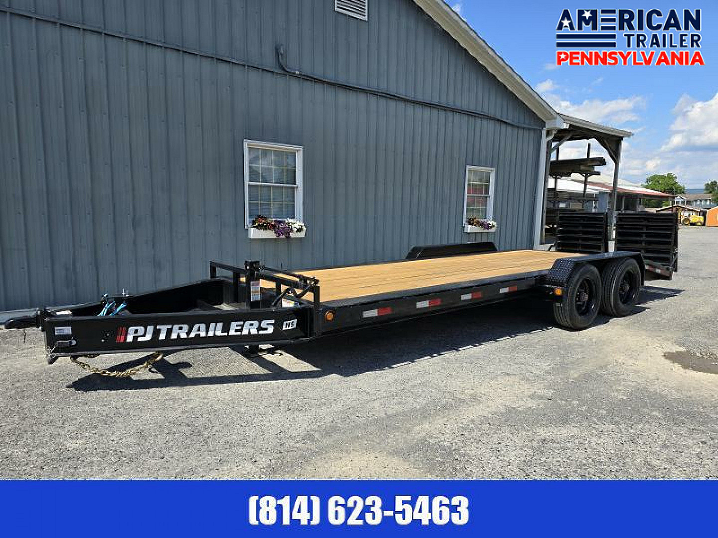 New PJ 10" Pro-Beam Equipment Trailer / 22.5K GVWR / 83"x 20'