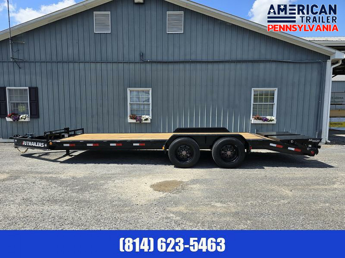 New PJ 10" Pro-Beam Equipment Trailer / 22.5K GVWR / 83"x 20'