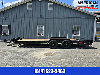 New PJ 10" Pro-Beam Equipment Trailer / 22.5K GVWR / 83"x 20'