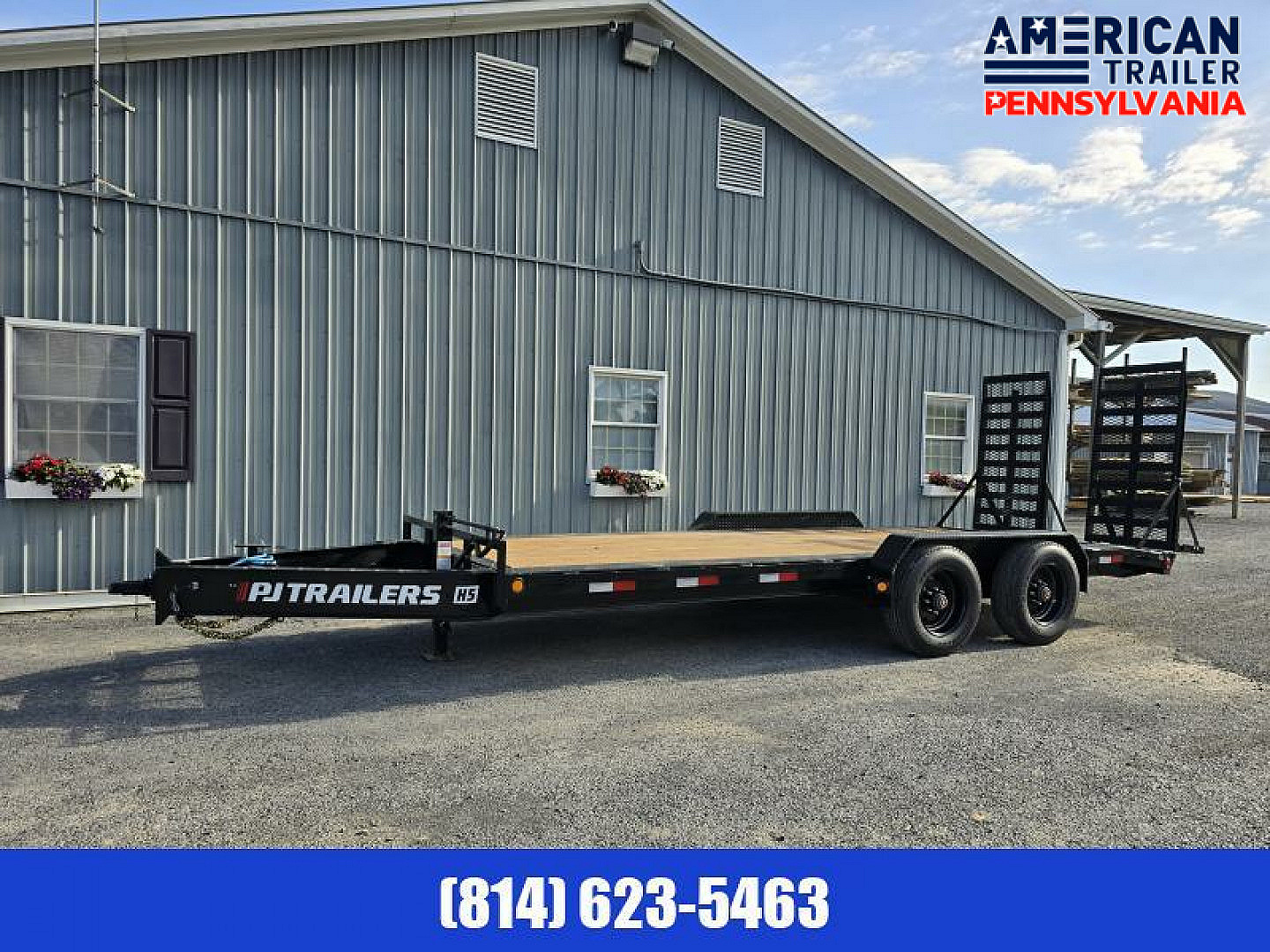 New PJ 10" Pro-Beam Equipment Trailer / 22.5K GVWR / 83"x 20'