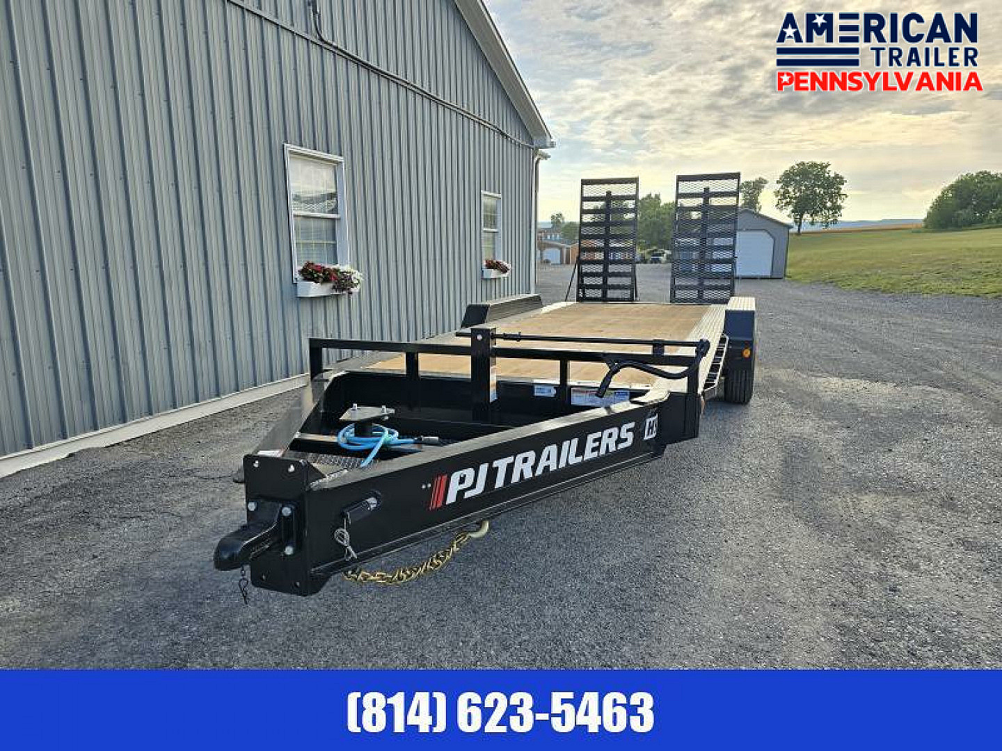 New PJ 10" Pro-Beam Equipment Trailer / 22.5K GVWR / 83"x 20'