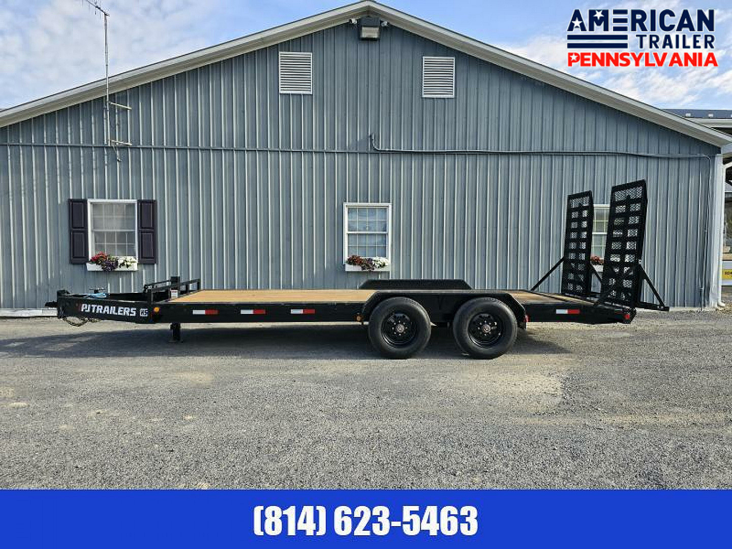New PJ 10" Pro-Beam Equipment Trailer / 22.5K GVWR / 83"x 20'