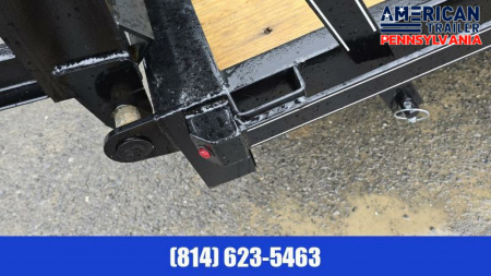 New American Pro Grade Gooseneck Trailer / 25' / 25K GVWR / Spare Mount