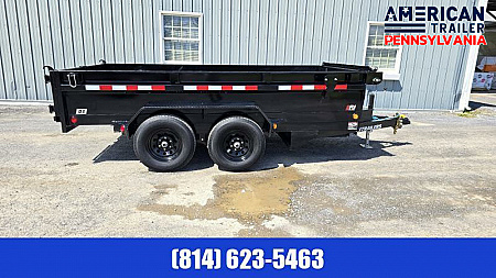 New PJ 72  Tandem Axle Dump / 9.8K GVWR / 72 x12'