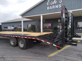 New Quality Trailers Pro Grade Gooseneck Trailer / 25' / 25K GVWR / Pop-up Dove Tail