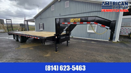 New Quality Trailers Pro Grade Gooseneck Trailer / 25' / 25K GVWR / Pop-up Dove Tail