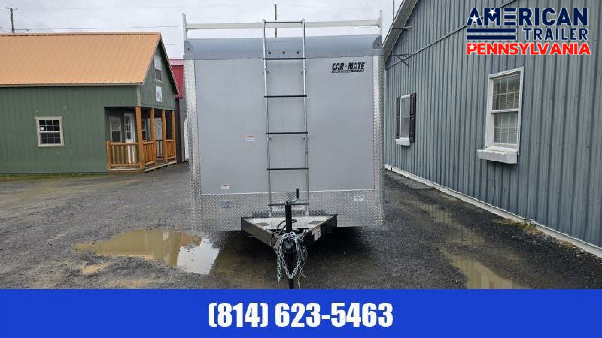 New Car Mate Enclosed Cargo Trailer / 7000 GVWR / 7'x18'