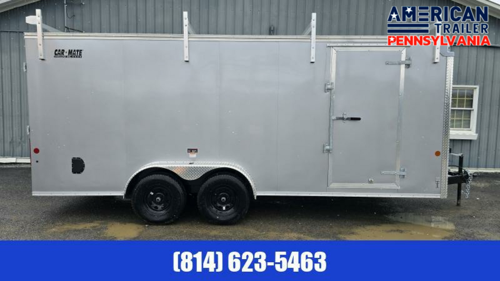 New Car Mate Enclosed Cargo Trailer / 7000 GVWR / 7'x18'