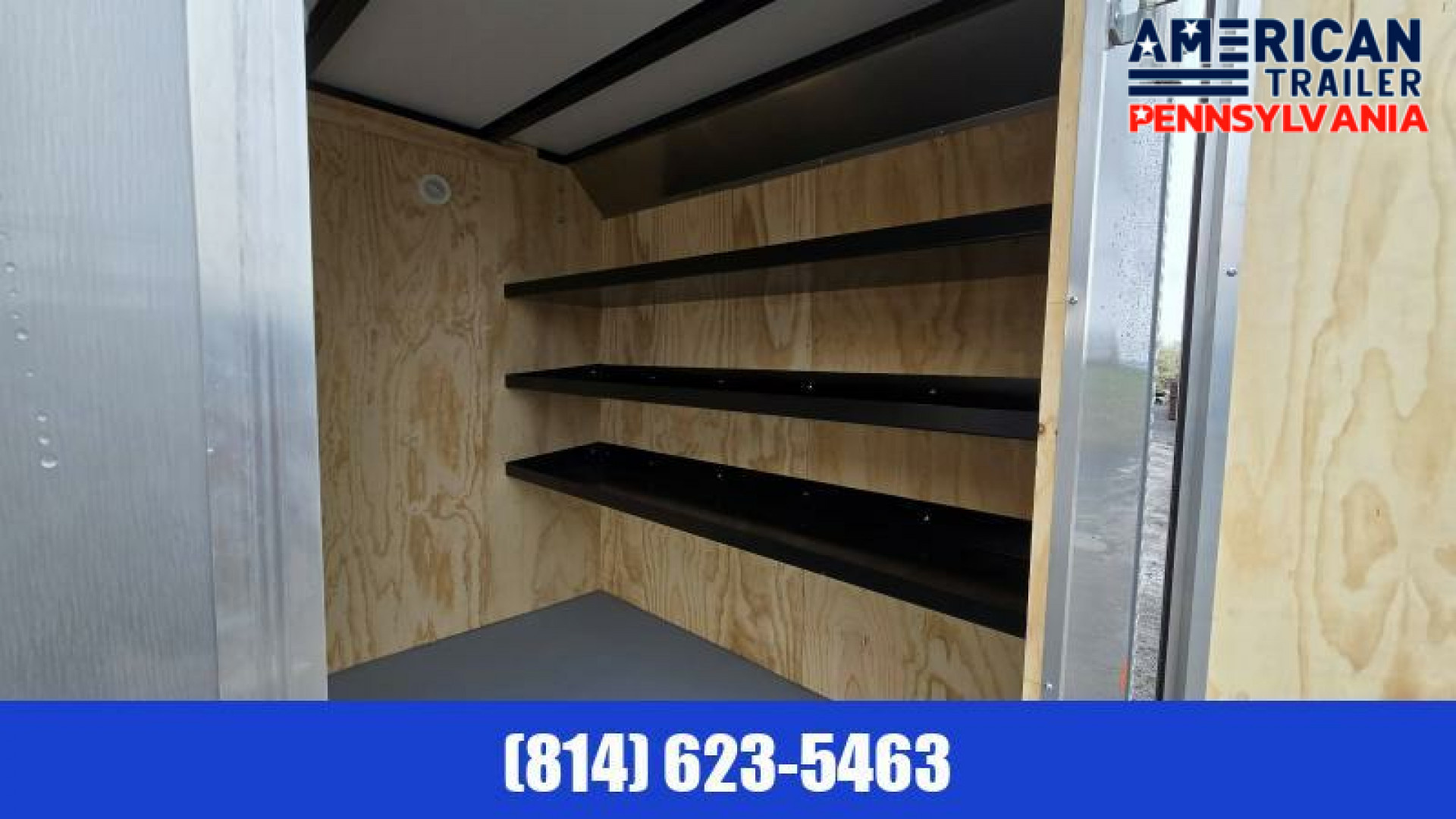 New Car Mate Enclosed Cargo Trailer / 7000 GVWR / 7'x18'