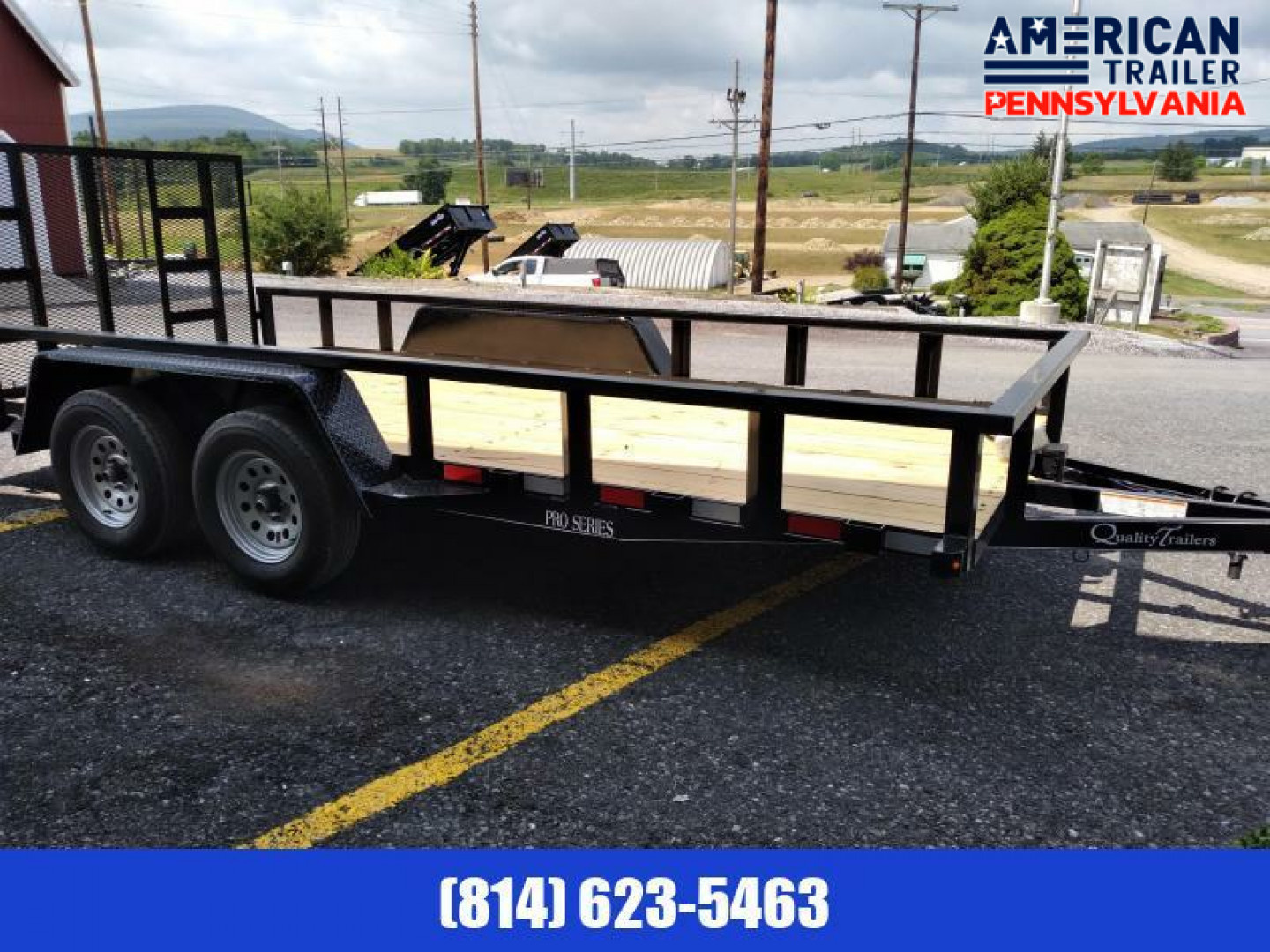 New Quality Trailers Pro Grade Landscape / 82"x 18' -7000 GVWR
