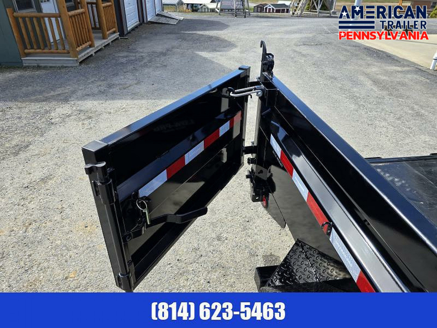 New PJ 83" Low Pro Dump Trailer / 14K GVWR / 83x16
