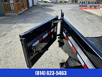 New PJ 83" Low Pro Dump Trailer / 14K GVWR / 83x16