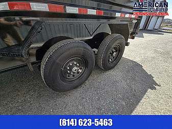 New PJ 83" Low Pro Dump Trailer / 14K GVWR / 83x16