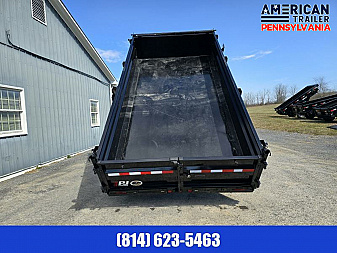 New PJ 83" Low Pro Dump Trailer / 14K GVWR / 83x16
