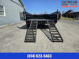 New PJ 83" Low Pro Dump Trailer / 14K GVWR / 83x16