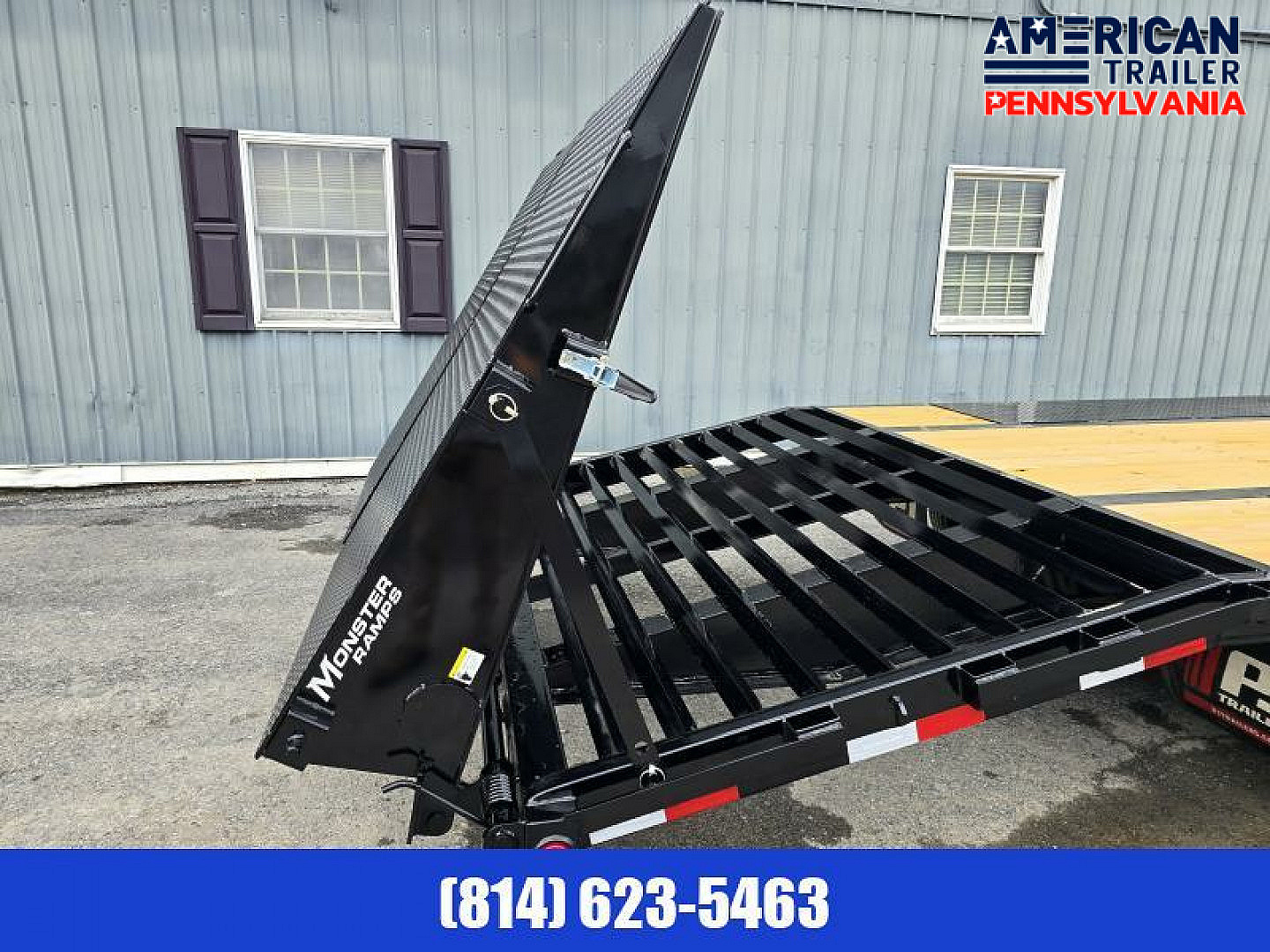 New PJ Low Pro Flatdeck Dually Gooseneck Trailer / 25K GVWR / 30'