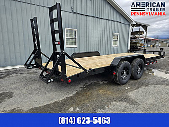 New PJ 6" Channel Equipment / Car / Racing Trailer / 14K GVWR / 20'