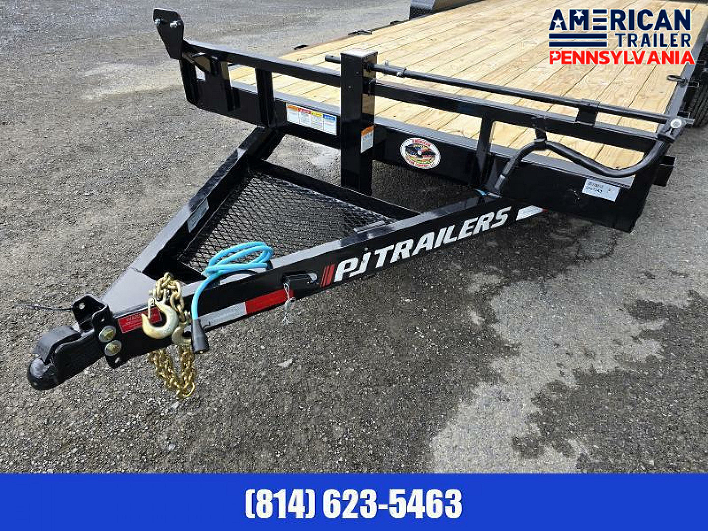 New PJ 6" Channel Equipment / Car / Racing Trailer / 14K GVWR / 18'