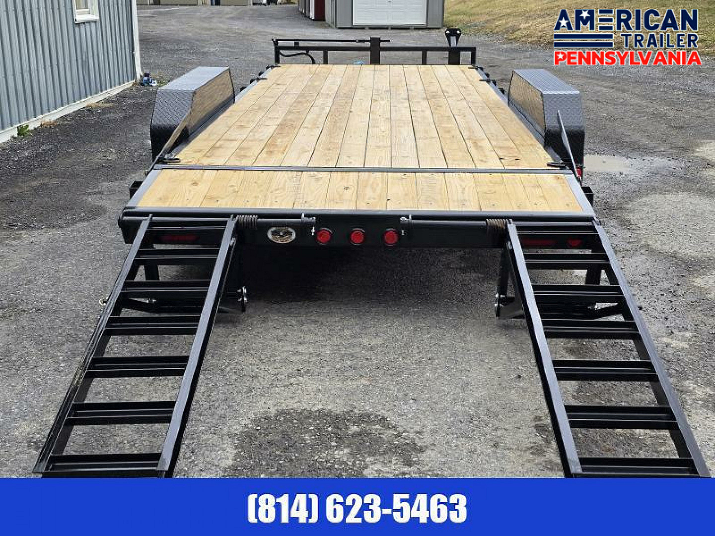 New PJ 6" Channel Equipment / Car / Racing Trailer / 14K GVWR / 18'