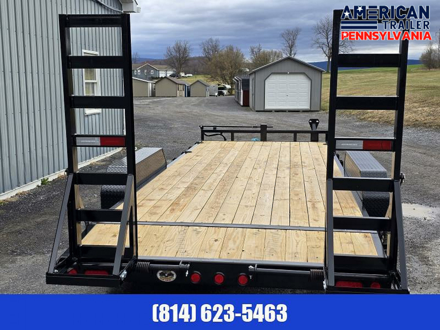 New PJ 6" Channel Equipment / Car / Racing Trailer / 14K GVWR / 18'