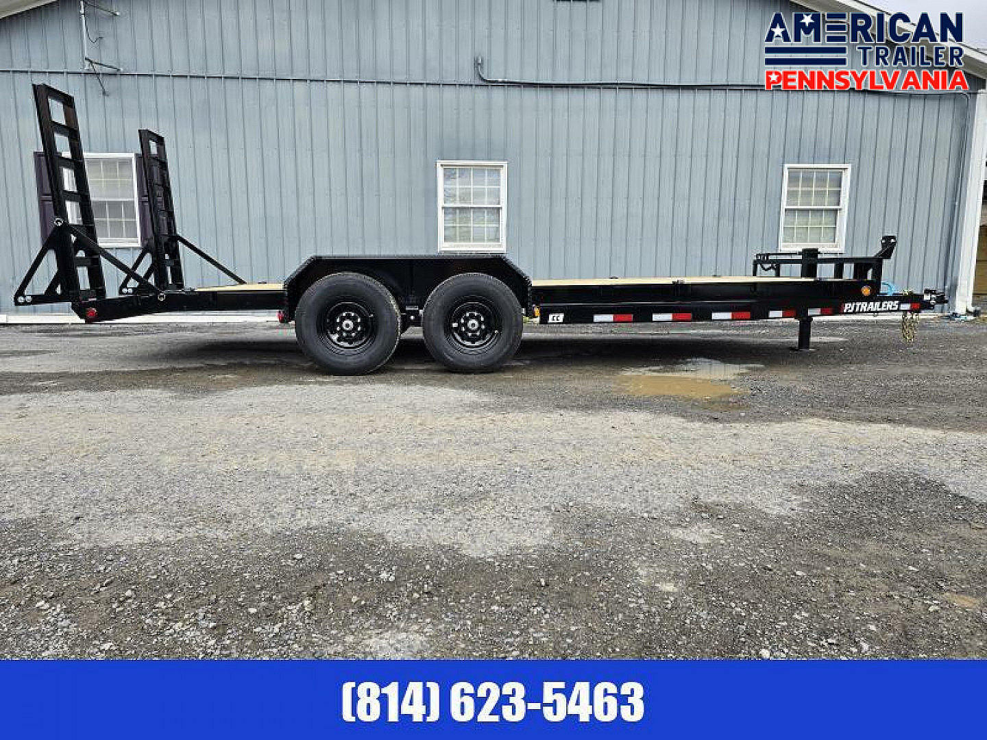 New PJ 6" Channel Equipment / Car / Racing Trailer / 14K GVWR / 18'