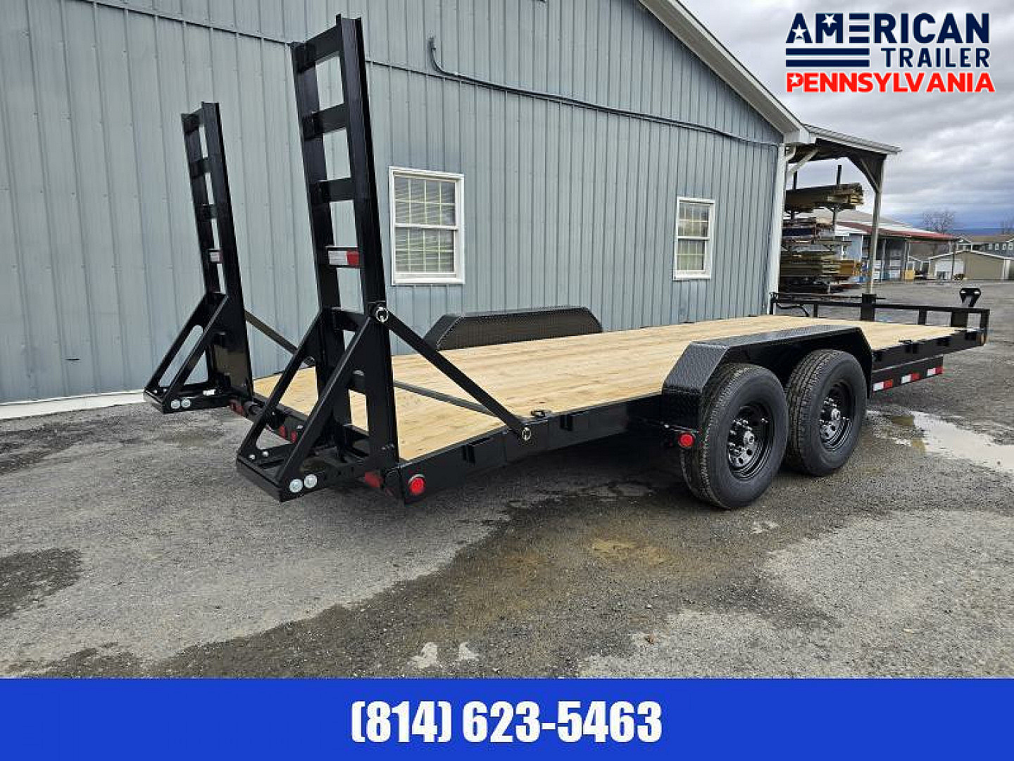 New PJ 6" Channel Equipment / Car / Racing Trailer / 14K GVWR / 18'