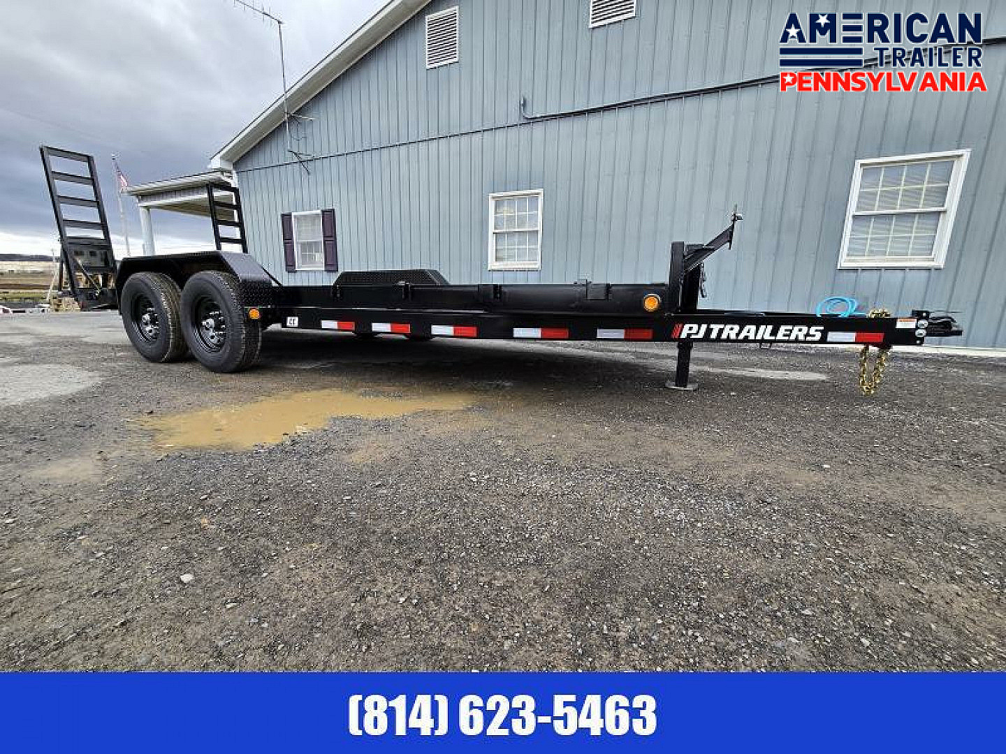 New PJ 6" Channel Equipment / Car / Racing Trailer / 14K GVWR / 18'