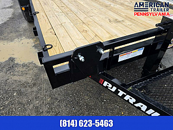 New PJ 6" Channel Equipment / Car / Racing Trailer / 14K GVWR / 18'