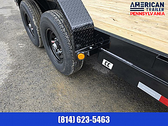 New PJ 6" Channel Equipment / Car / Racing Trailer / 14K GVWR / 18'