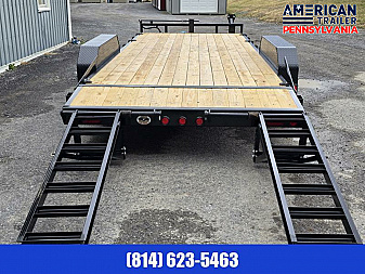 New PJ 6" Channel Equipment / Car / Racing Trailer / 14K GVWR / 18'