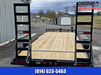 New PJ 6" Channel Equipment / Car / Racing Trailer / 14K GVWR / 18'
