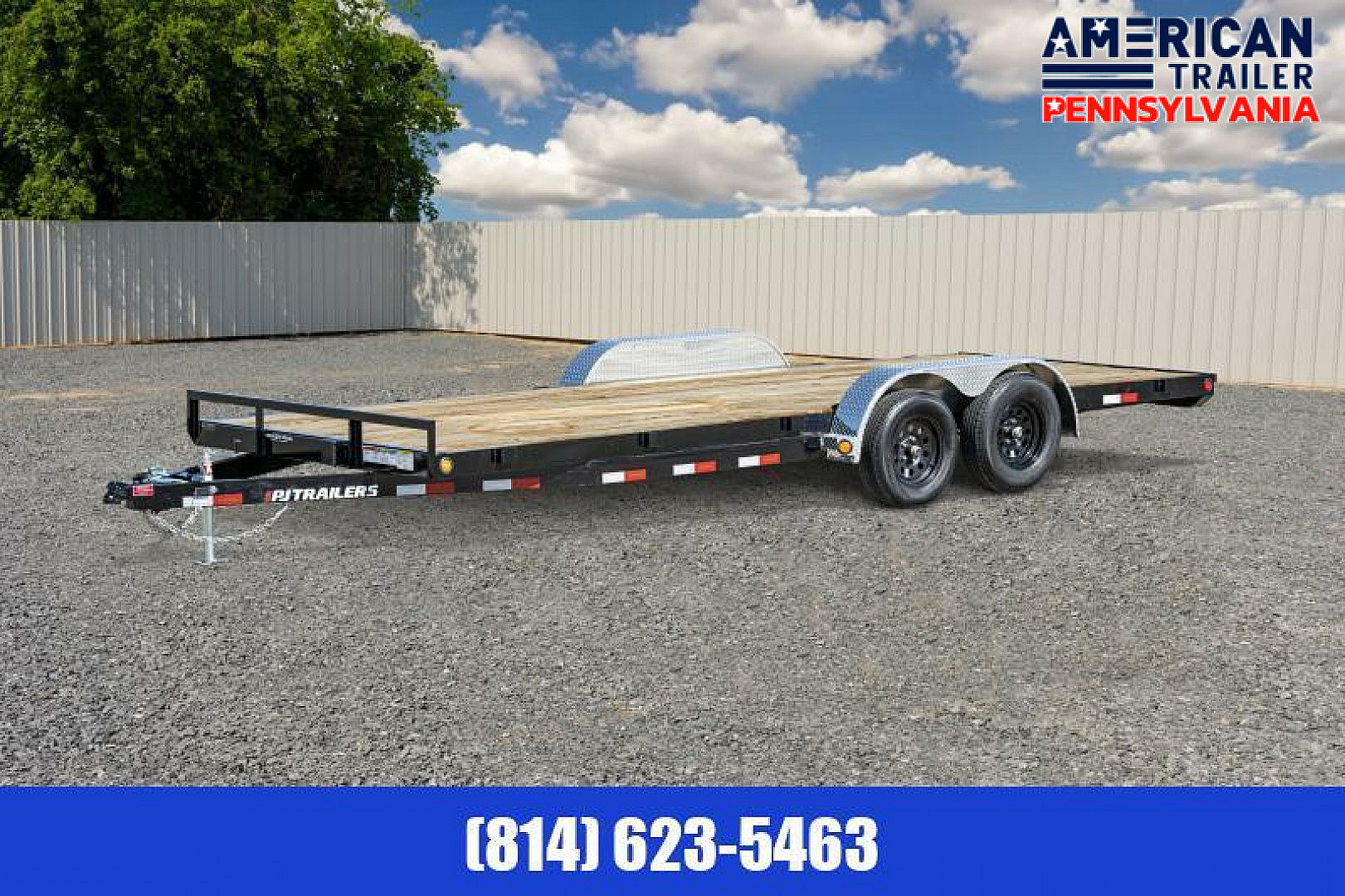 New PJ 5" Channel Car Hauler / 7K GVWR / 18'