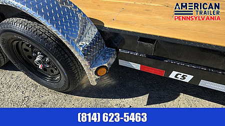 New PJ 5" Channel Car Hauler / 7K GVWR / 18'